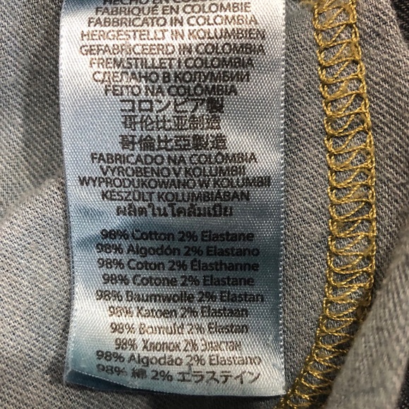 Michael Kors Dark Skinny Jeans Distressed Hem Sz 2 - Picture 7 of 8